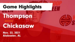 Thompson  vs Chickasaw  Game Highlights - Nov. 22, 2021