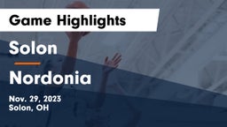 Solon  vs Nordonia  Game Highlights - Nov. 29, 2023