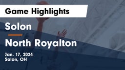 Solon  vs North Royalton  Game Highlights - Jan. 17, 2024