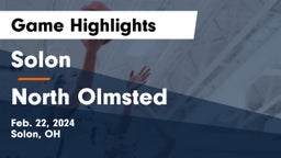 Solon  vs North Olmsted  Game Highlights - Feb. 22, 2024