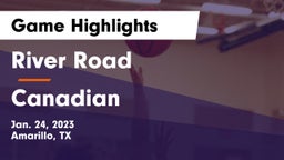 River Road  vs Canadian  Game Highlights - Jan. 24, 2023