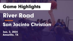 River Road  vs San Jacinto Christian  Game Highlights - Jan. 2, 2024