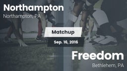 Matchup: Northampton High vs. Freedom  2016