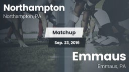 Matchup: Northampton High vs. Emmaus  2016