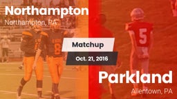 Matchup: Northampton High vs. Parkland  2016