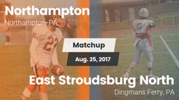 Matchup: Northampton High vs. East Stroudsburg North  2017