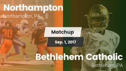 Matchup: Northampton High vs. Bethlehem Catholic  2017