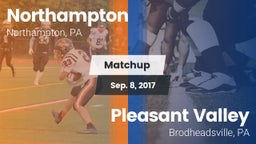 Matchup: Northampton High vs. Pleasant Valley  2017