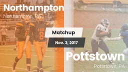 Matchup: Northampton High vs. Pottstown  2017