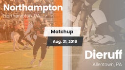 Matchup: Northampton High vs. Dieruff  2018