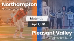 Matchup: Northampton High vs. Pleasant Valley  2018