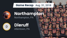 Recap: Northampton  vs. Dieruff  2018