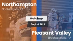 Matchup: Northampton High vs. Pleasant Valley  2019