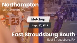 Matchup: Northampton High vs. East Stroudsburg  South 2019
