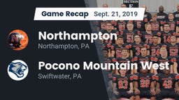 Recap: Northampton  vs. Pocono Mountain West  2019