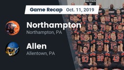 Recap: Northampton  vs. Allen  2019