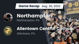 Recap: Northampton  vs. Allentown Central Catholic  2022