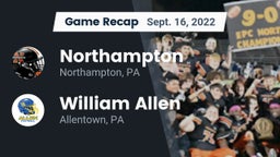 Recap: Northampton  vs. William Allen  2022