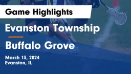 Evanston Township  vs Buffalo Grove  Game Highlights - March 13, 2024
