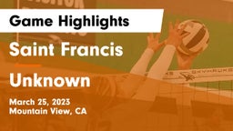 Saint Francis  vs Unknown Game Highlights - March 25, 2023