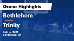 Bethlehem  vs Trinity  Game Highlights - Feb. 6, 2021