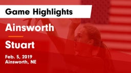 Ainsworth  vs Stuart  Game Highlights - Feb. 5, 2019