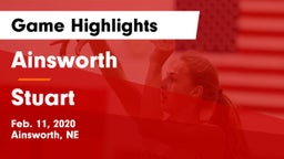 Ainsworth  vs Stuart  Game Highlights - Feb. 11, 2020