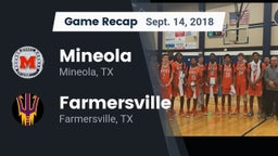Recap: Mineola  vs. Farmersville  2018
