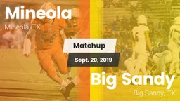 Matchup: Mineola  vs. Big Sandy  2019