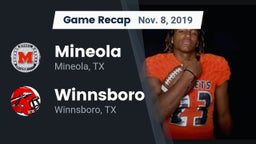 Recap: Mineola  vs. Winnsboro  2019