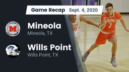 Recap: Mineola  vs. Wills Point  2020