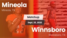 Matchup: Mineola  vs. Winnsboro  2020
