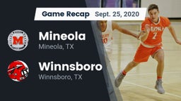 Recap: Mineola  vs. Winnsboro  2020