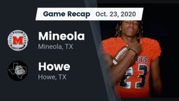 Recap: Mineola  vs. Howe  2020