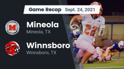Recap: Mineola  vs. Winnsboro  2021