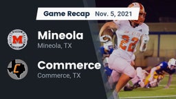 Recap: Mineola  vs. Commerce  2021