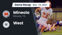 Recap: Mineola  vs. West  2021