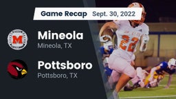 Recap: Mineola  vs. Pottsboro  2022