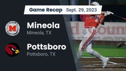 Recap: Mineola  vs. Pottsboro  2023