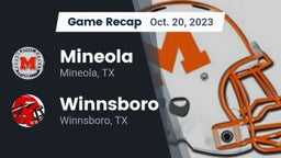 Recap: Mineola  vs. Winnsboro  2023