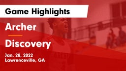 Archer  vs Discovery  Game Highlights - Jan. 28, 2022