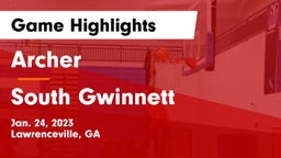 Archer  vs South Gwinnett  Game Highlights - Jan. 24, 2023