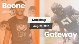 Matchup: Boone  vs. Gateway  2017