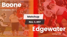 Matchup: Boone  vs. Edgewater  2017