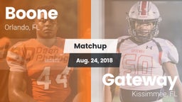 Matchup: Boone  vs. Gateway  2018