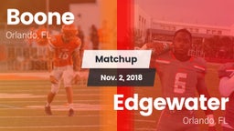 Matchup: Boone  vs. Edgewater  2018