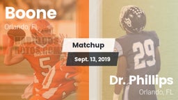 Matchup: Boone  vs. Dr. Phillips  2019