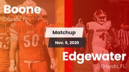Matchup: Boone  vs. Edgewater  2020