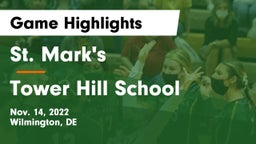 St. Mark's  vs Tower Hill School Game Highlights - Nov. 14, 2022