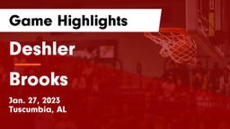 Deshler  vs Brooks  Game Highlights - Jan. 27, 2023